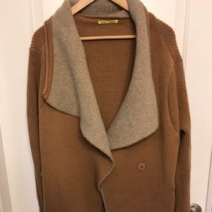 Tan Dress Cardigan